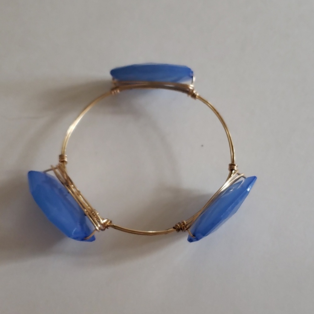 WIre Wrapped Bangle Bracelet - Picture 8 of 8